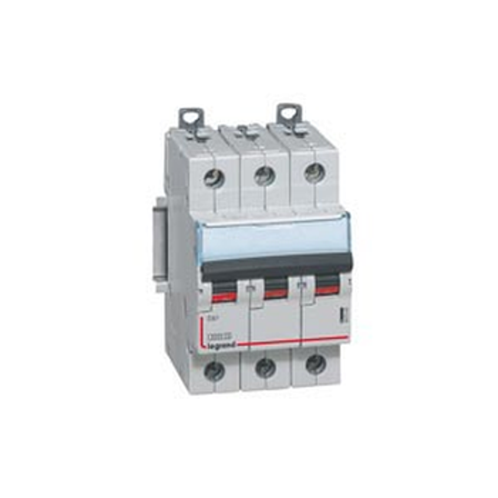 Выключатель автоматический 3П 32А характеристика B 6кА/10кА Legrand DX3 407564
