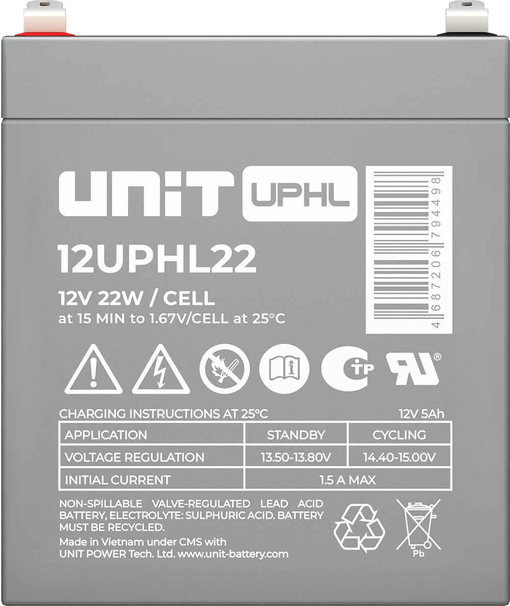 Аккумулятор UNIT 12UPHL22