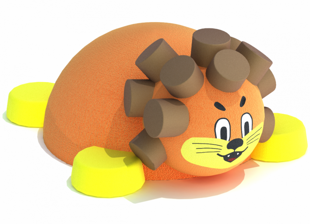 Резиновая фигура 3D Львенок для детских площадок