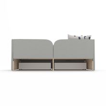 Кровать детская 160х80 см с бортиком и ящиками (беж Беверли)