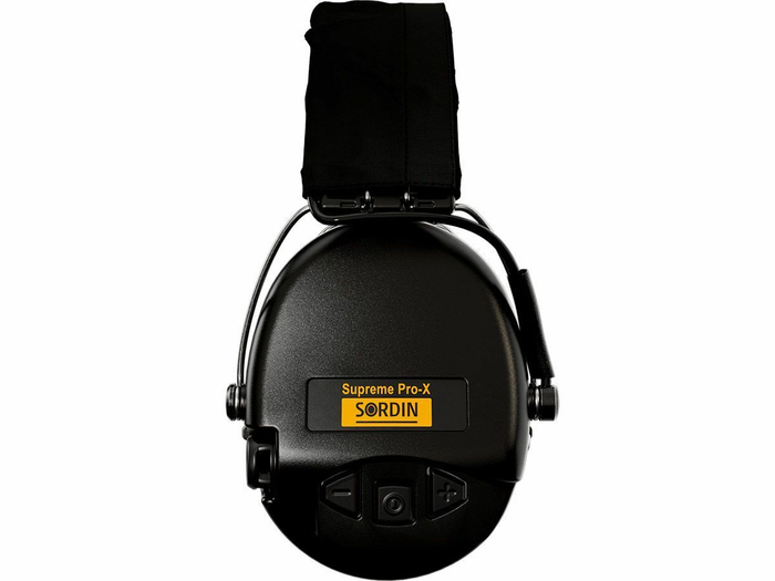 Наушники активные Sordin (MSA) Supreme Pro-X, чёрные, оголовье-ткань (SOR75302-X-02-S)