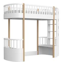 Кровать-чердак Classic (белый)