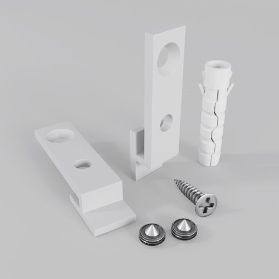 Комплект креплений для радиусного профиля Maytoni (2 шт) ALM-3535R-2MT