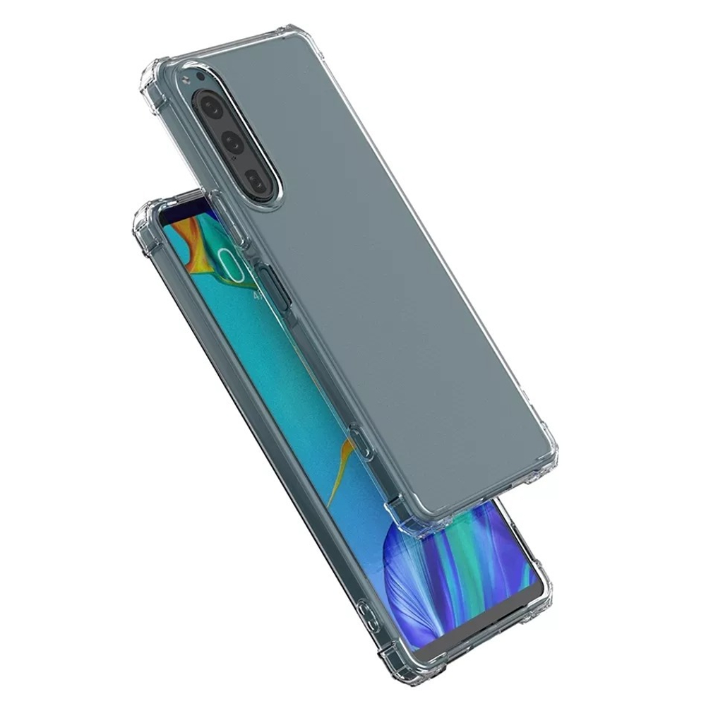 Чехол прозрачный с усиленными защитными углами для Sony Xperia 5 IV, 5-4, серия Ultra Plus от Caseport
