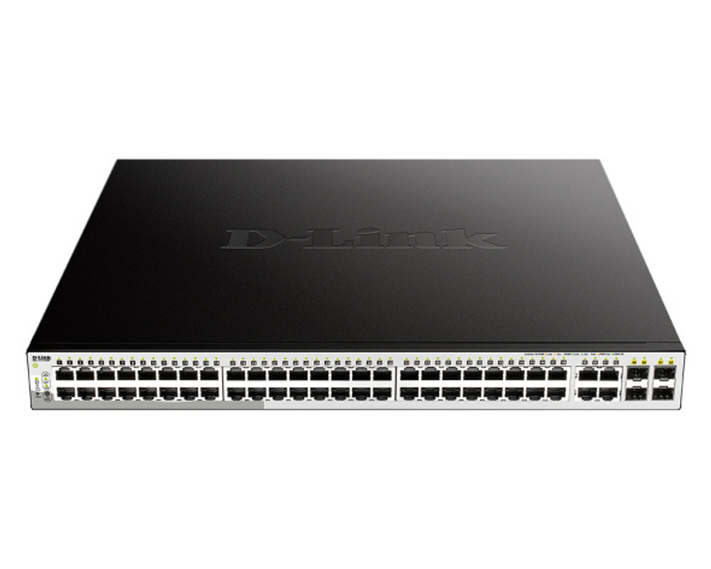 Коммутатор управляемый D-link DGS-1210-52MP/FL