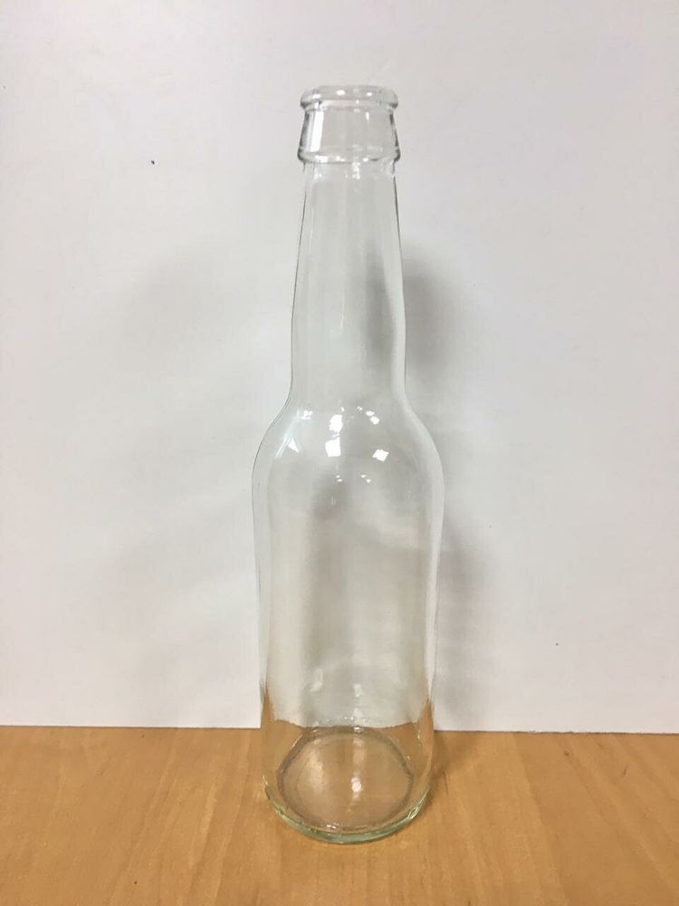 Пивная бутылка прозрачная 0.33 л