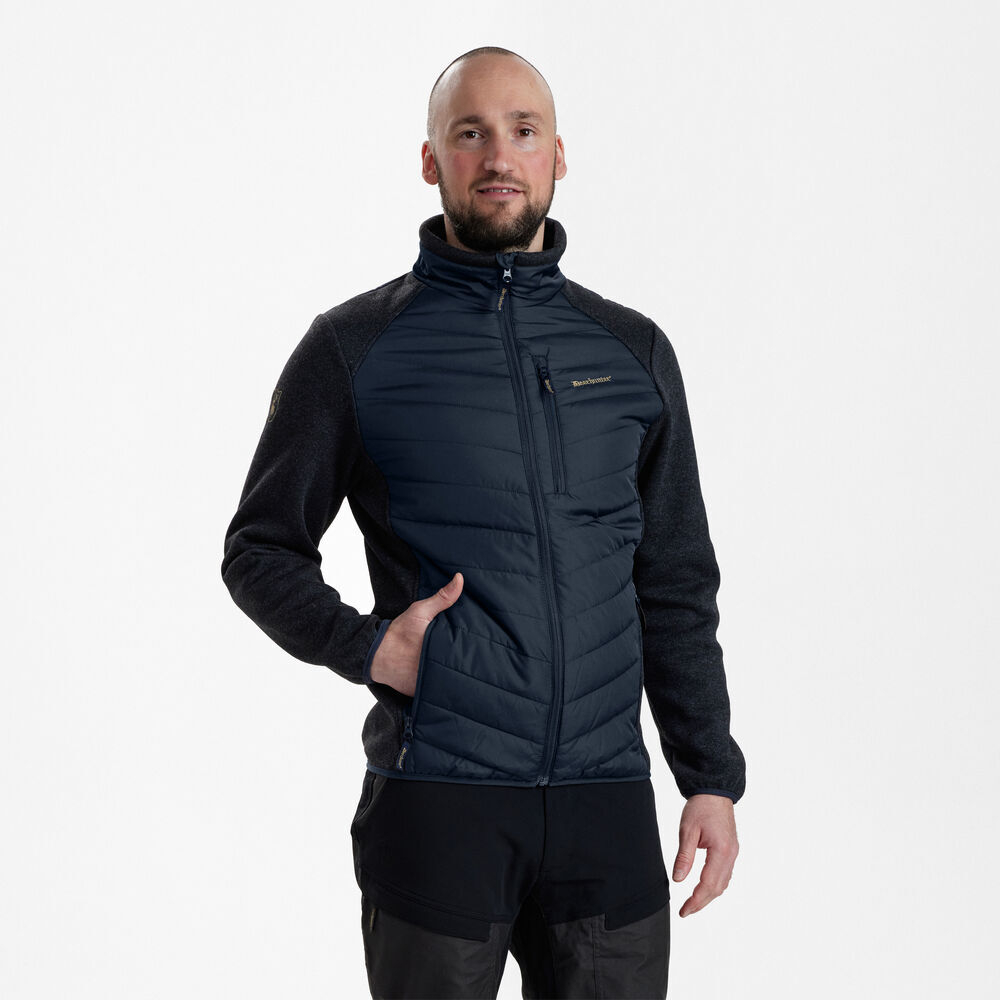 Куртка Deerhunter Moor Padded with knit (786 Dark Blue)