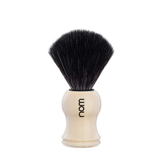 Помазок NOM GUSTAV, черная фибра, кремовый пластик