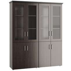 Композиция 4 Шкаф для бумаг 4 створки Бостон 164,2х45,7х204