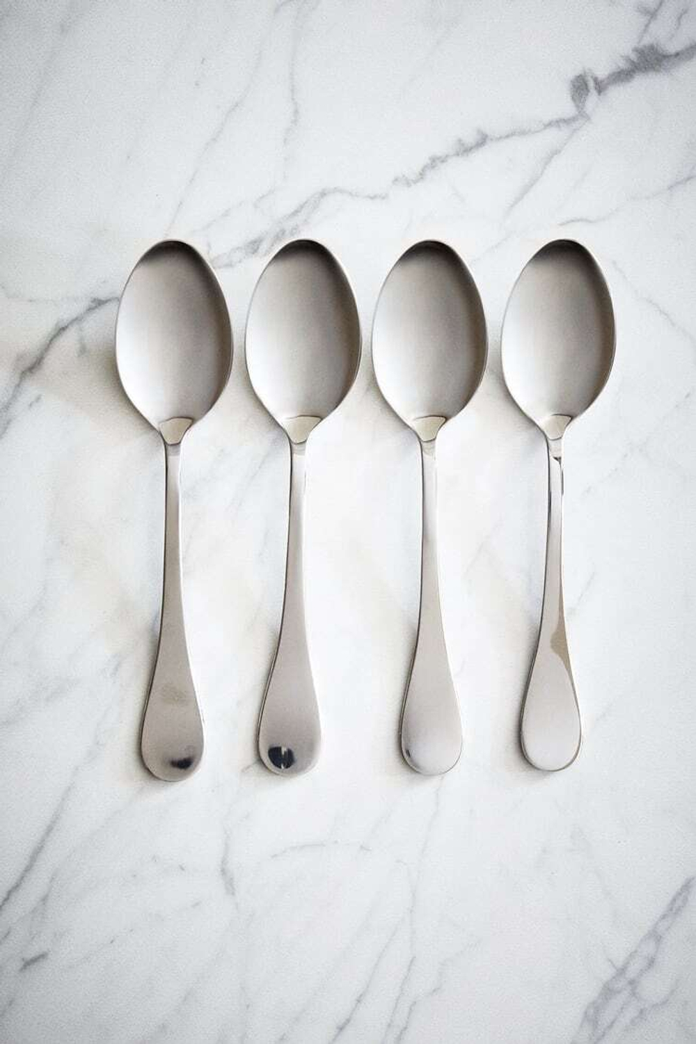 ZARA HOME НАБОР ИЗ 4 КЛАССИЧЕСКИХ ЛОЖЕК, СТАЛЬНОЙ