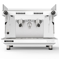 Кофемашина Sanremo Zoe SED (автомат) 2 высокие гр. белая