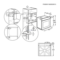 Электрический духовой шкаф Electrolux EOE7F31X