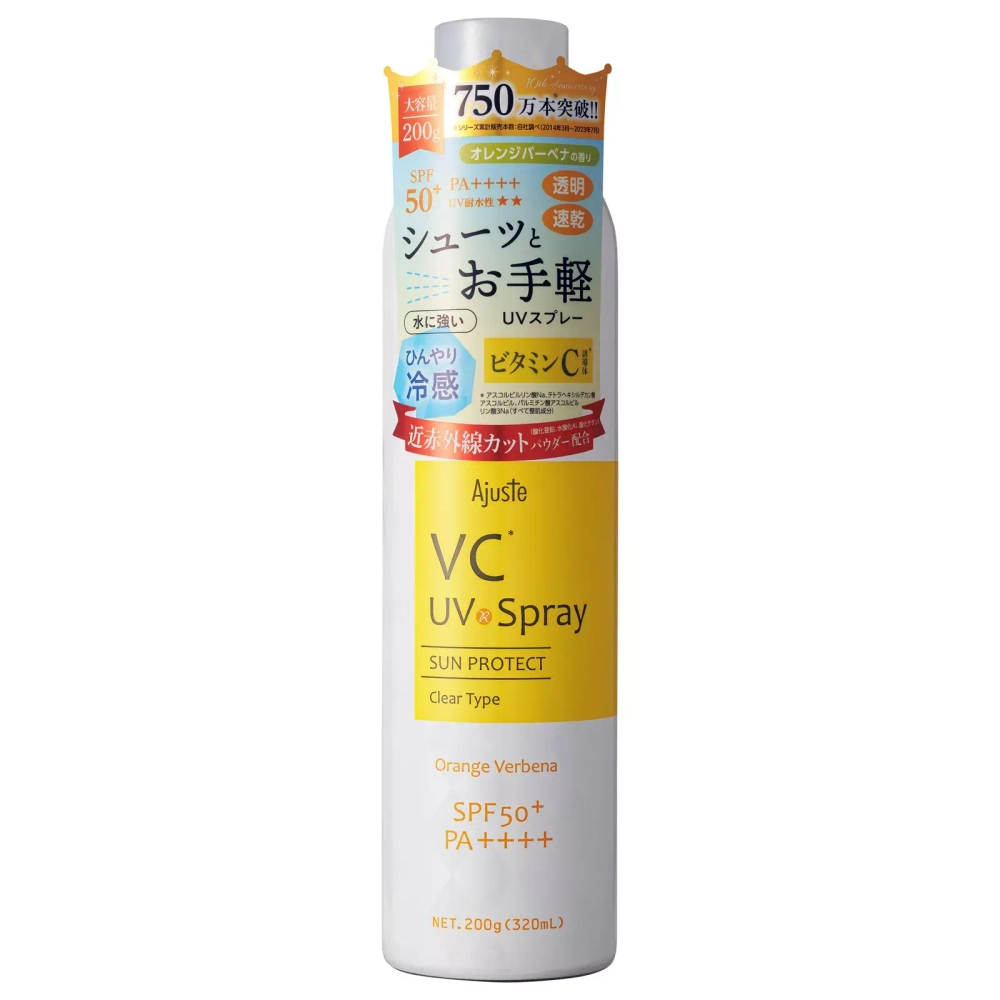 Ajuste Спрей Защита от солнца с витамином С Аджаст- VC UV Spray Sun Protect Clear Type SPF 50/PA++++, 200 г