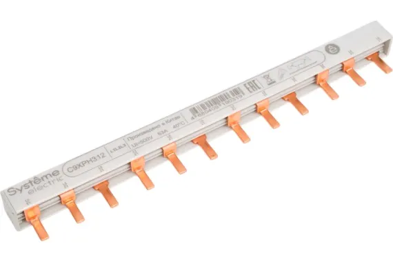 Гребенка Systeme Electric City9 Set 3п pin 12мод 63А 39802