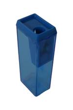 Точилка с контейнером, 1отверстие, 4цвета микс, 6*2, 5*1, 8см