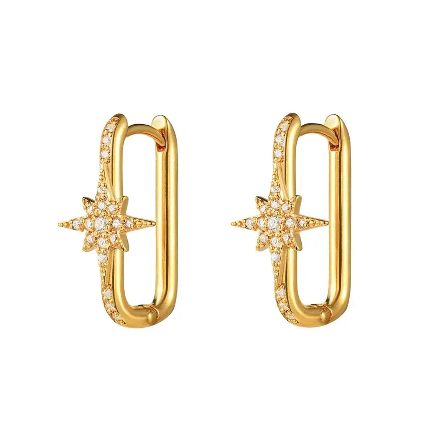 Серьги Sparkle Earrings - Gold