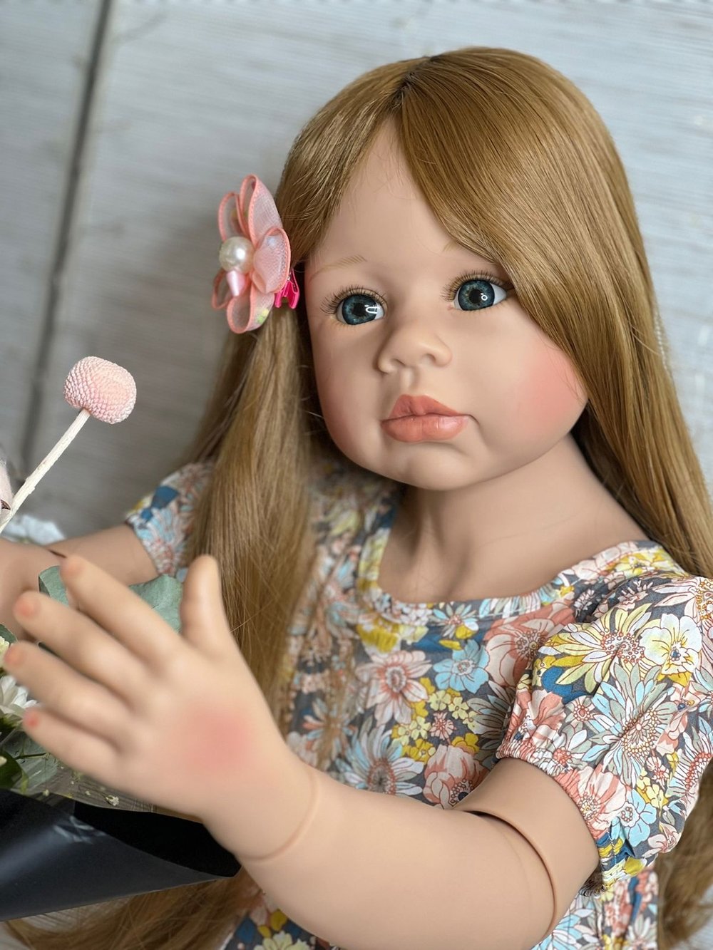 Кукла Реборн ростовая 98см (FA-258)