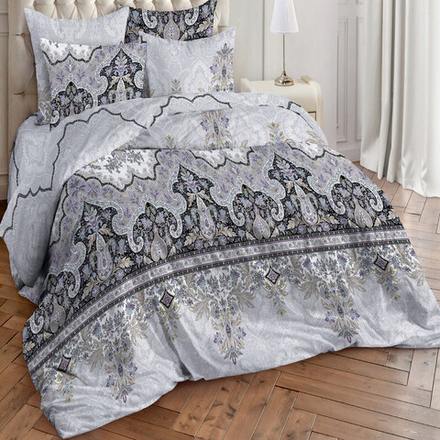 Комплект постельного белья "ВЛ. СИЛЬВА", поплин Премиум, 100% хлопок.