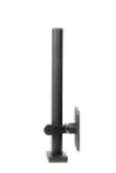 Фланцевый прижим с вертикальной опорой ø50 мм H-600 мм, Слот-Стол