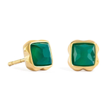 Серьги Coeur de Lion Green agate (May) 1301/21-0500