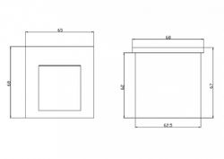Встраиваемый светильник Maytoni Arca O038-L3B