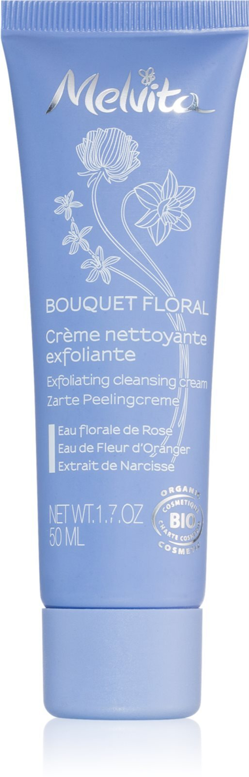 Melvita Bouquet Floral Exfoliating Cleansing Cream - очищающий пилинг /   50  ml  / GTIN 3284410040253