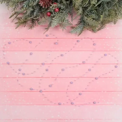 Бусы на ёлку 2м «Роса» d-7,5мм, Лаванда