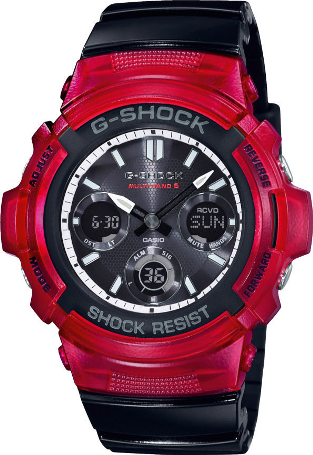 Японские наручные часы Casio G-SHOCK AWG-M100SRB-4AER