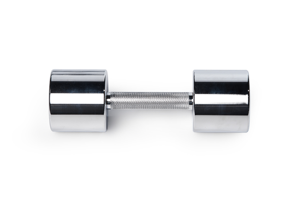 Гантель хромированная, 8 кг