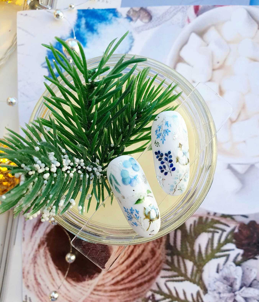 MIW Nails Слайдер-дизайн Цветы, S-162