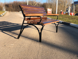 Скамейка "Классика с подлокотником" 2,0 м