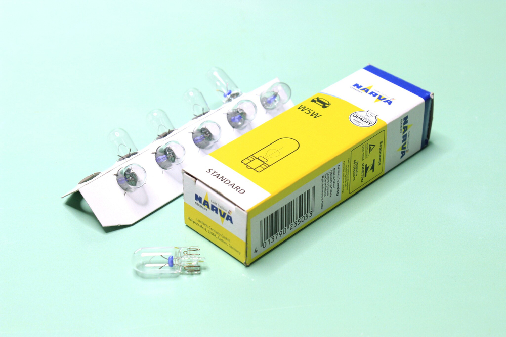 Лампа 12V W2.1X9.5d W5W габарит, без цоколя