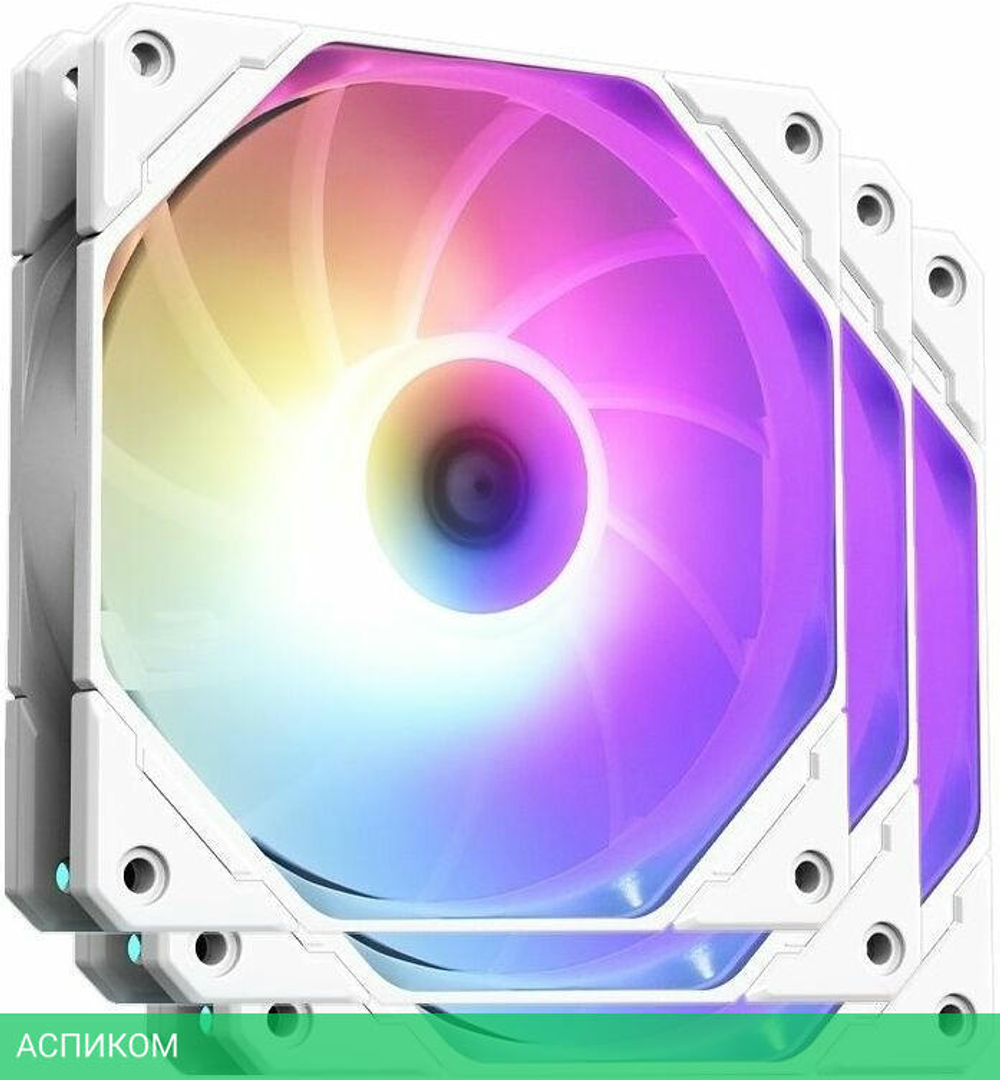 Комплект вентиляторов для корпуса ID-Cooling TF-12025-PRO-ARGB-TRIO White