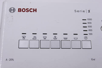 Панель стиральной машины Bosch Serie 2 WOR20155OE