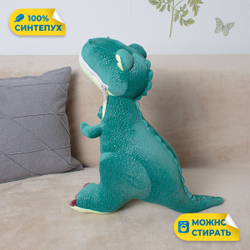 Мягкая игрушка Динозавр KiDWoW большой реалистичный динозаврик для девочек, мальчиков, малышей в подарок