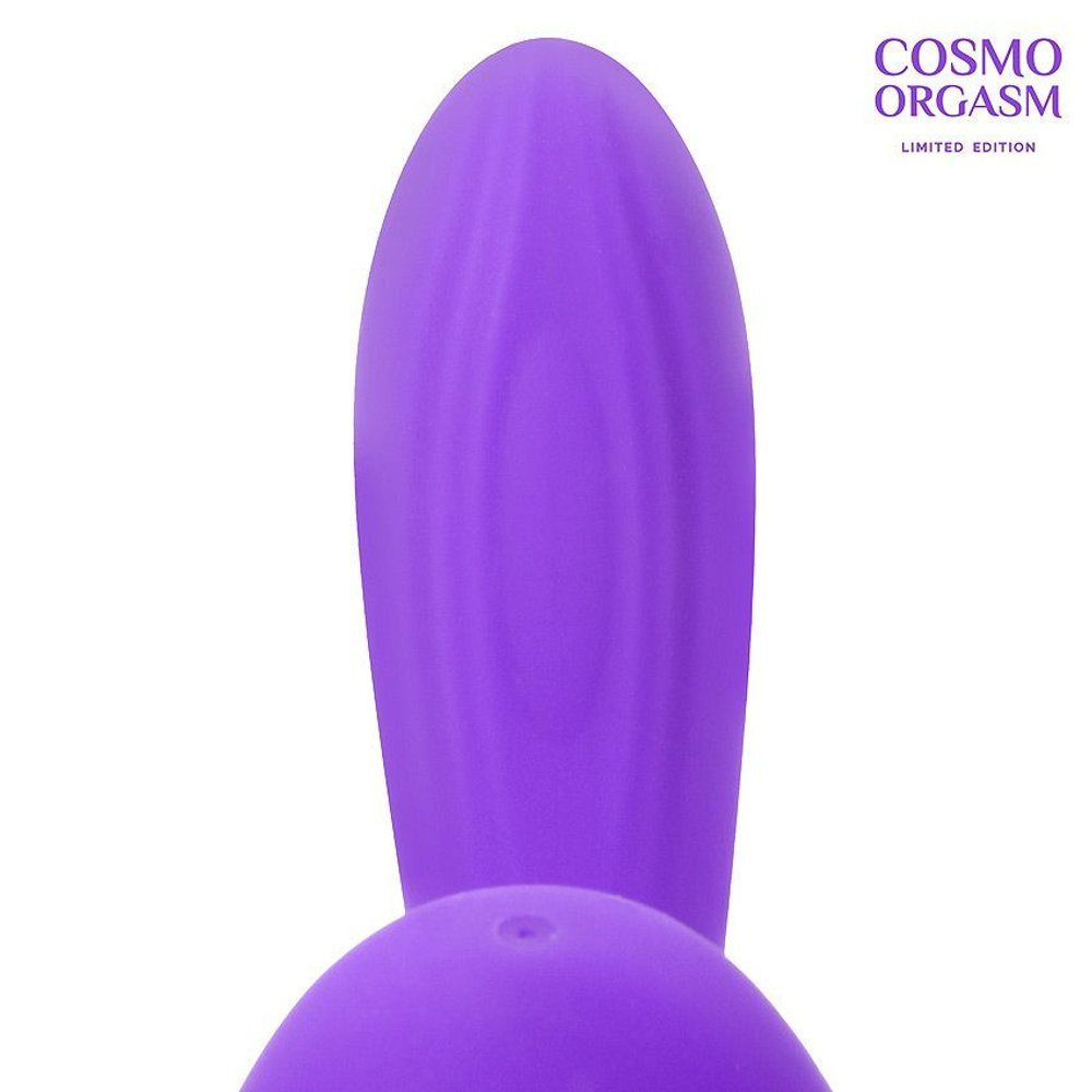 Вибратор для точки G Cosmo – изогнутый, двойное действие, 18 см