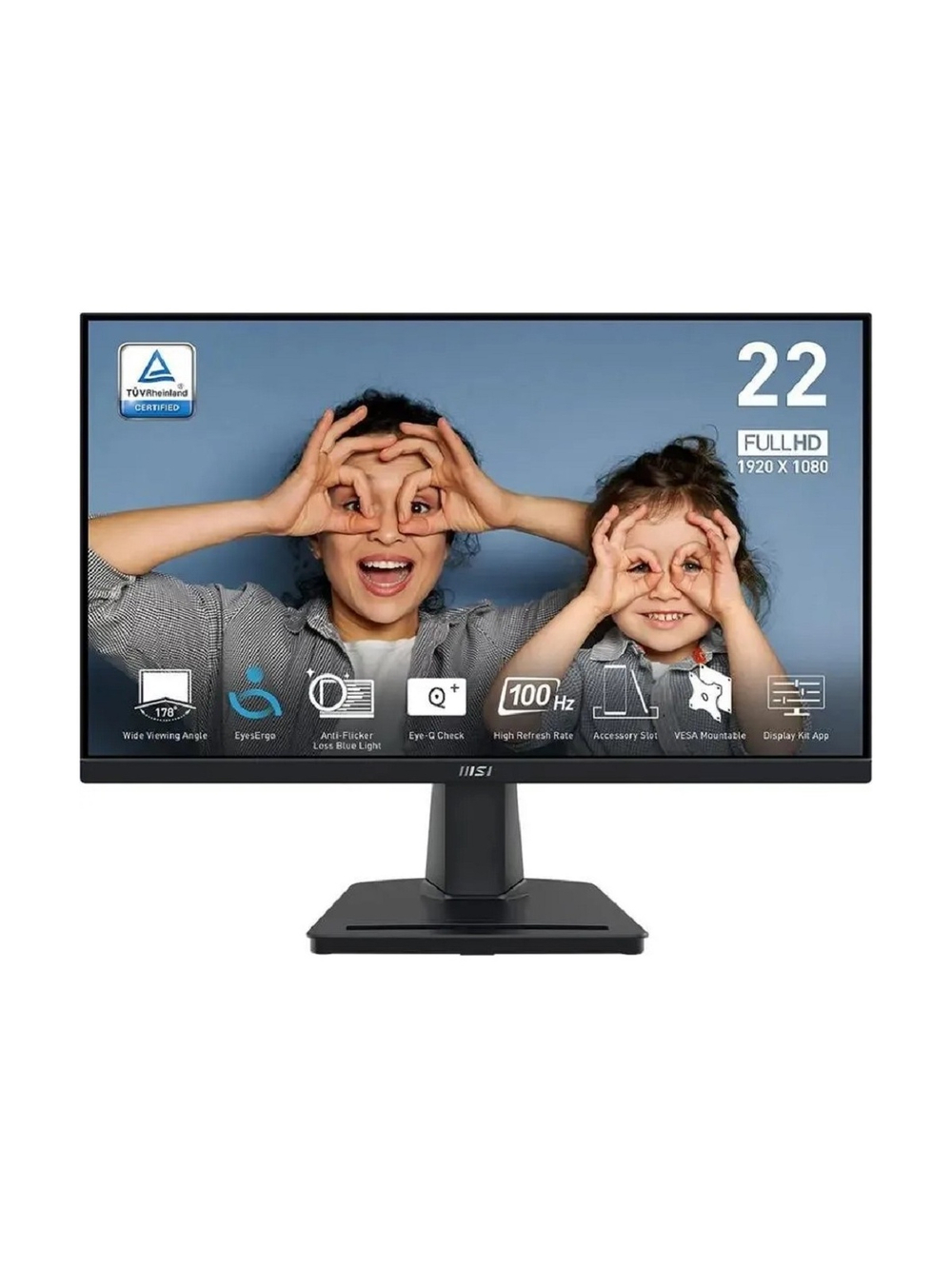 MSI PRO 21.45" MP225V {VA 1920x1080 100Hz 1ms 4000:1 300cd 178/178 HDMI1.4b Tilt VESA}