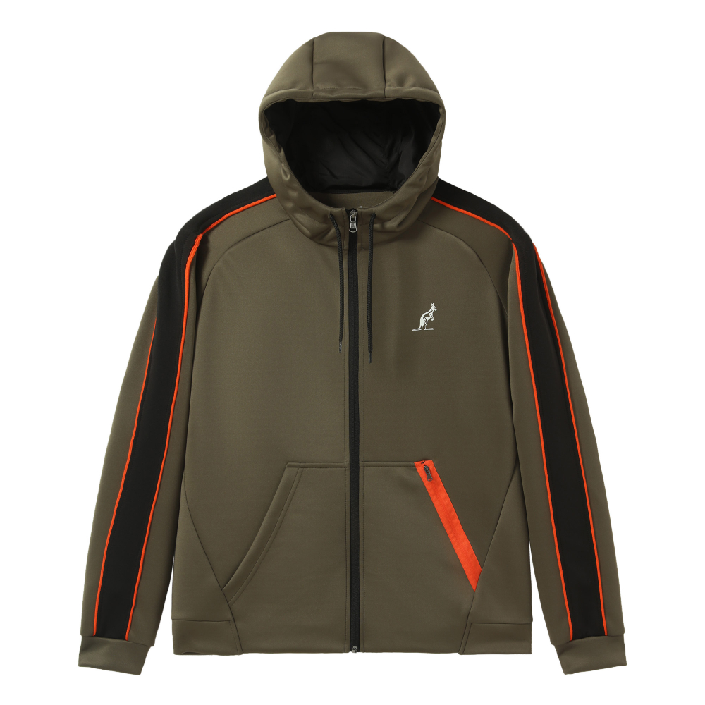 Мужская теннисная кофта Australian Volee Jacket with Hood M - verde aneto