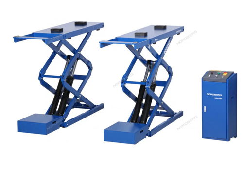 Подъемник ножничный 4 т, 380 В, синий NORDBERG N631-4B_380