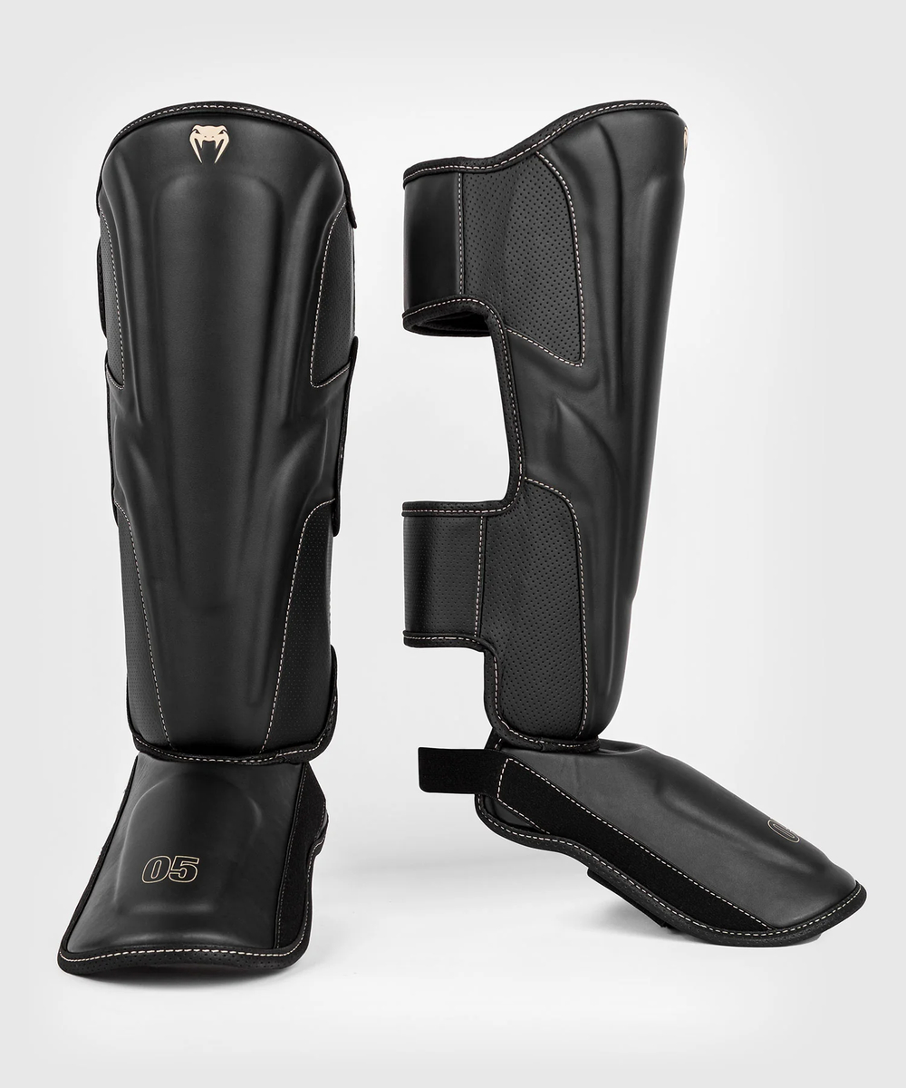 Щитки Venum Impact Evo Black/Beige