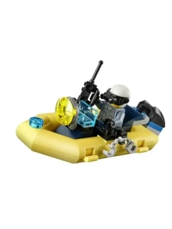 Конструктор Сити Полицейская лодка 178 деталей 11618