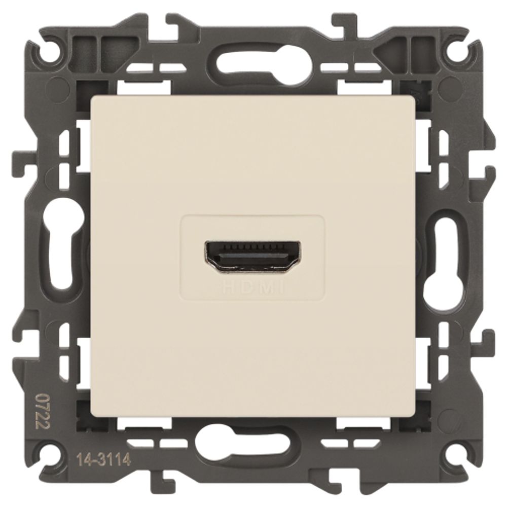 14-3114-02 ЭРА Розетка HDMI, IP20, Эра Elegance, сл.кость | Elegance Слоновая кость