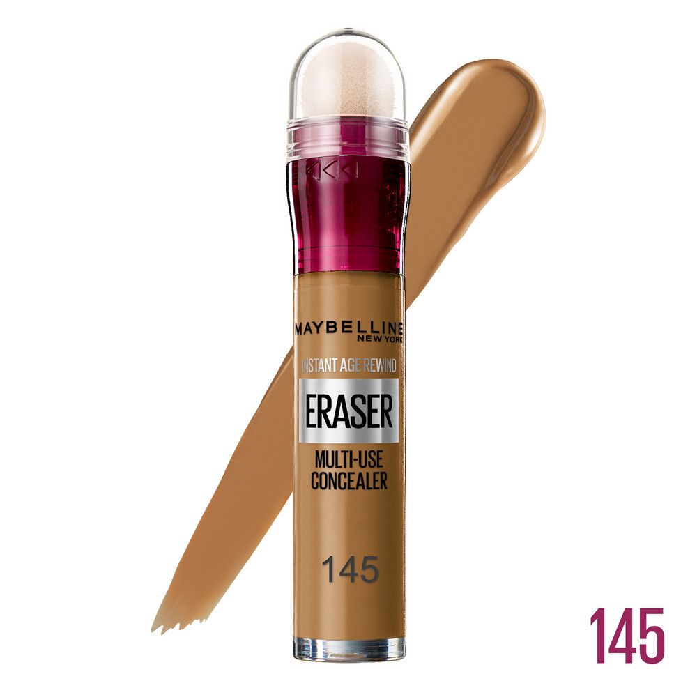 Maybelline Консилер для лица Instant Eraser, мультифункциональный, тон №145, Теплый оливковый, 6,8 мл