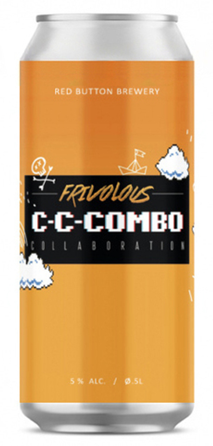 Пиво Рэд Баттон Фриволус Комбо Батч#2024 / Red Button Frivolous C-c-combo Batch#2024 0.5 - банка