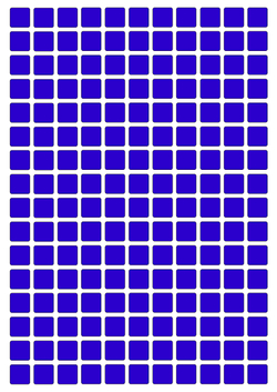 Виниловые наклейки для маркировки Policomprint М14, 10х10 мм. 176 шт.