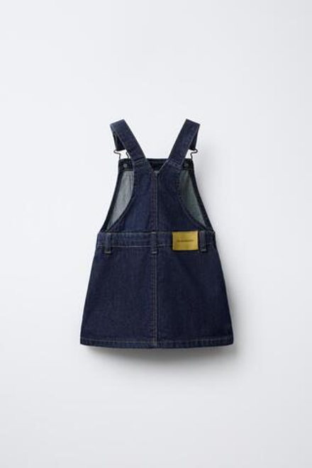 ZARA Х BENSIMON ® ДЖИНСОВЫЙ САРАФАН, СИНИЙ