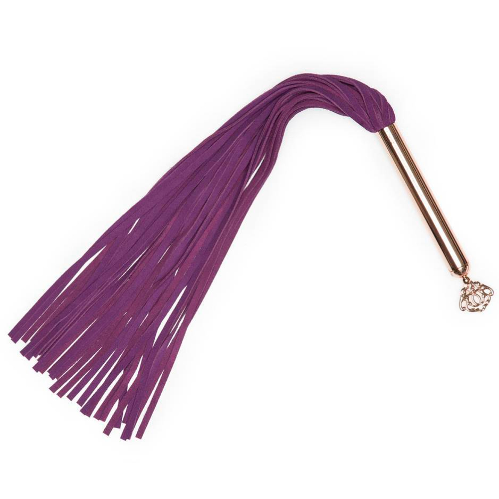 Фиолетовая плеть Cherished Collection Suede Flogger - 63,5 см. (Цвет: фиолетовый)