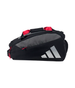 Сумка для падел Adidas Multigame Black-Red 3.4 Ale Galán 2025, термокарманы и вентиляция