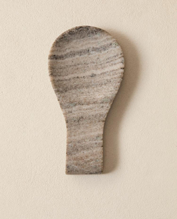 ZARA HOME МРАМОРНАЯ ПОДСТАВКА ПОД ЛОЖКУ, СЕРЫЙ