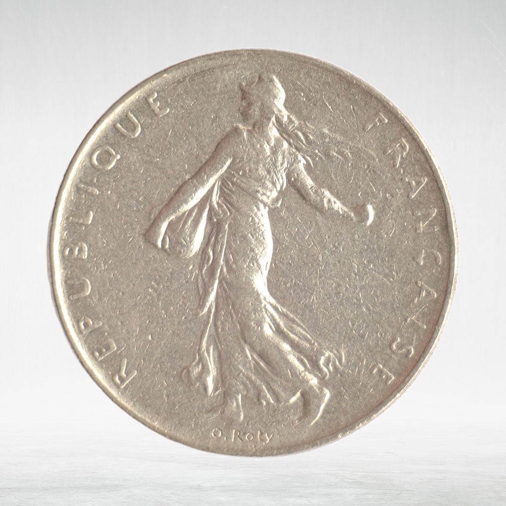 France, 1 Franc 1978 - Signature "O. Roty", VF